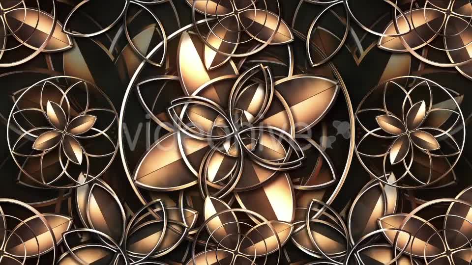 Gold Mandala Kaleido Videohive 19781130 Motion Graphics Image 1