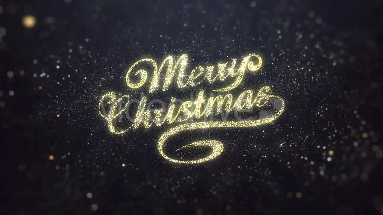 Gold Merry Christmas Greeting Videohive 20974260 Motion Graphics Image 6