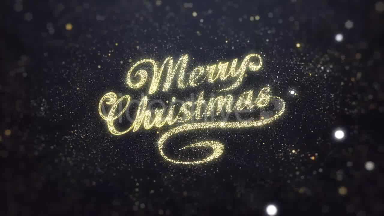Gold Merry Christmas Greeting Videohive 20974260 Motion Graphics Image 9