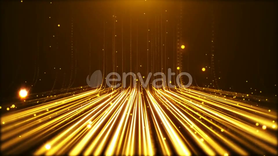 Gold Particals Flow Background Videohive 22400934 Motion Graphics Image 2
