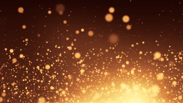 Gold Particle Abstract - 19452235 Videohive Download