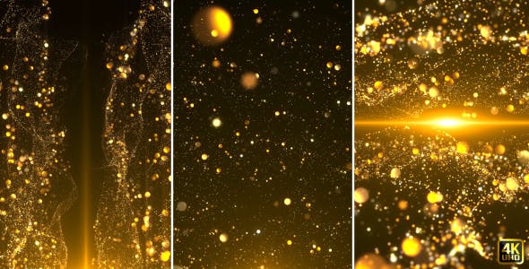Gold Particle Backgrounds - 21582073 Download Videohive
