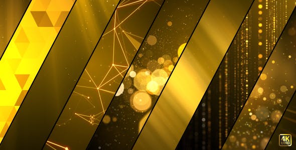 Gold Particle Backgrounds - Download Videohive 20429374