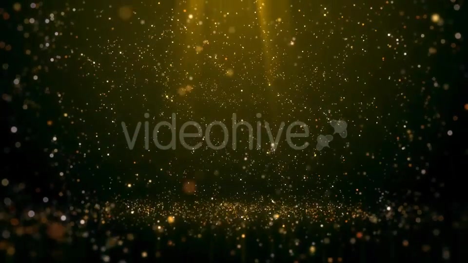 Gold Particle Falling Videohive 19967557 Motion Graphics Image 4