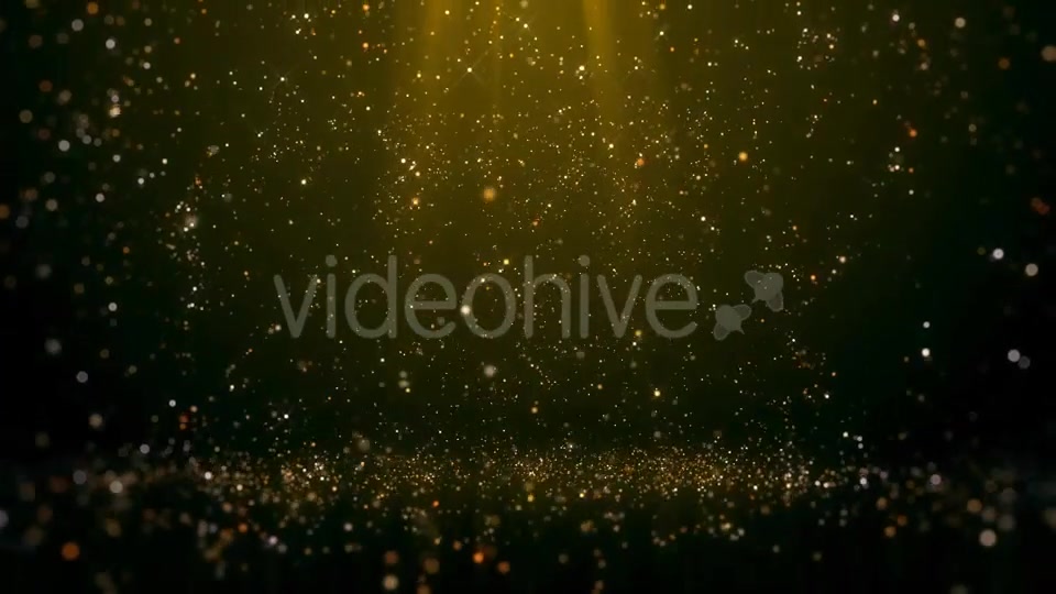 Gold Particle Falling Videohive 19967557 Motion Graphics Image 5