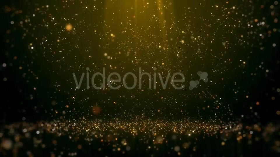 Gold Particle Falling Videohive 19967557 Motion Graphics Image 9