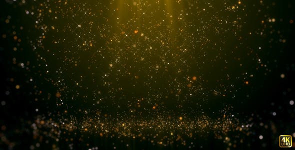 Gold Particle Falling - Videohive 19967557 Download