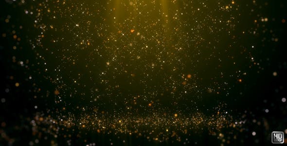 Gold Particle Glittering - Download Videohive 20476542
