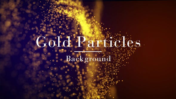Gold Particles Background - 20602771 Download Videohive