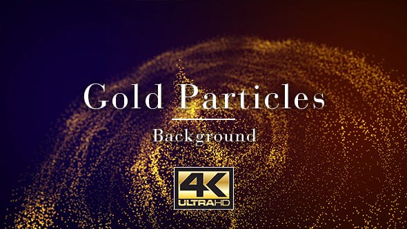 Gold Particles Background - Download Videohive 20602766