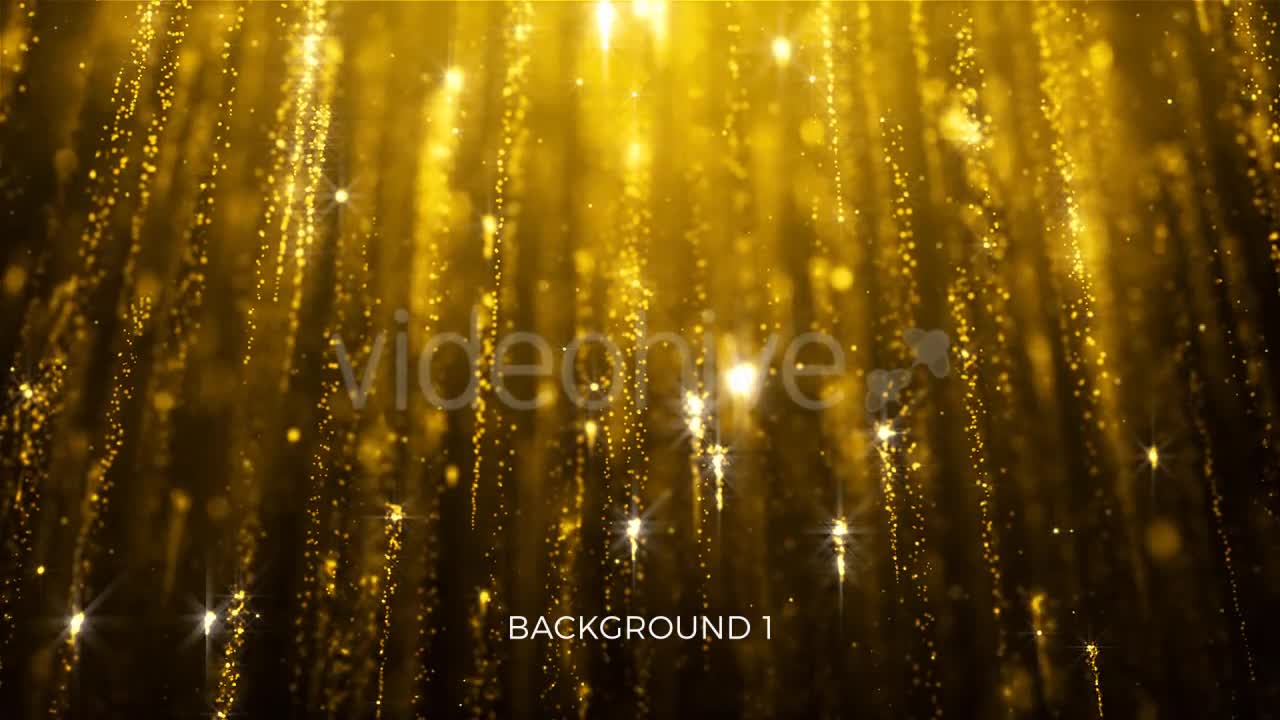 Gold Particles Backgrounds Videohive 21182395 Motion Graphics Image 1