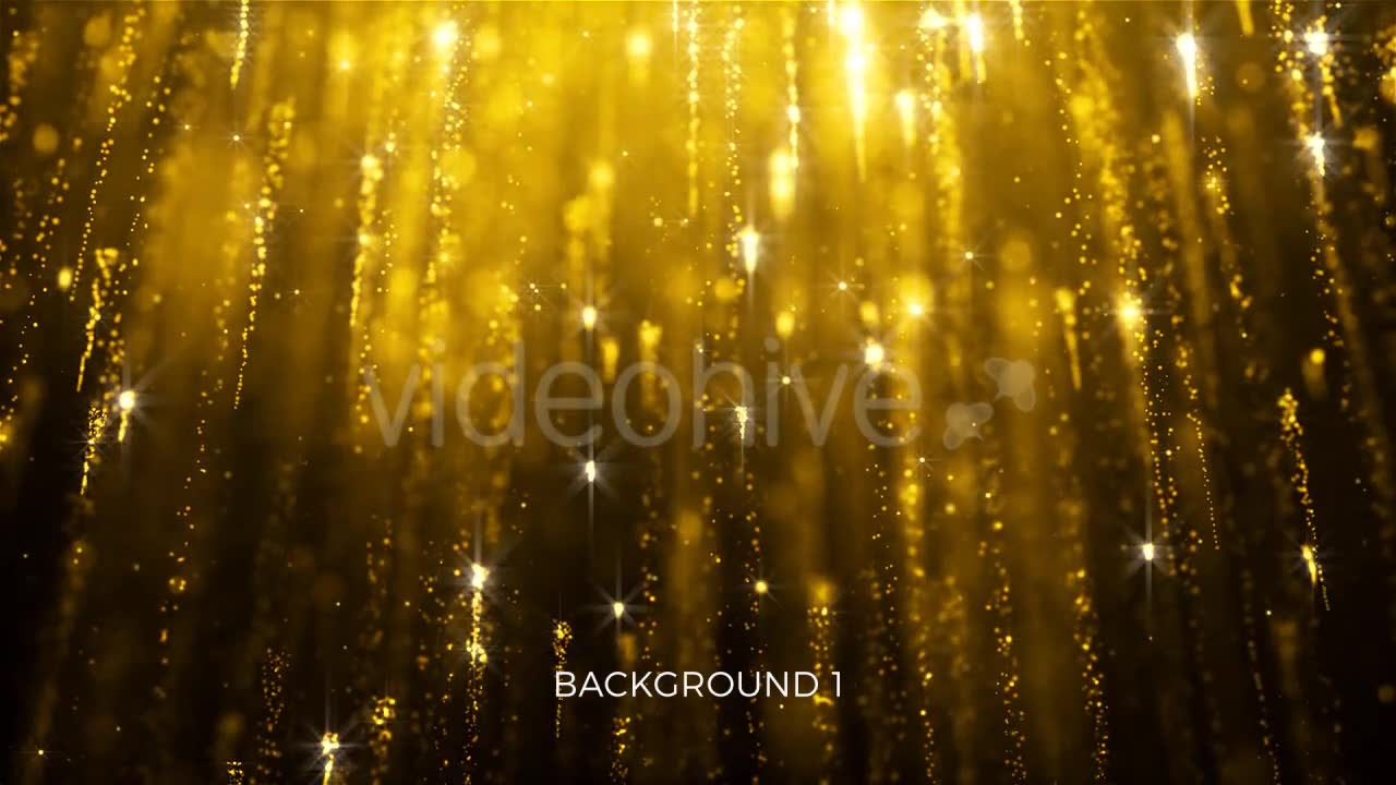 Gold Particles Backgrounds Videohive 21182395 Motion Graphics Image 2