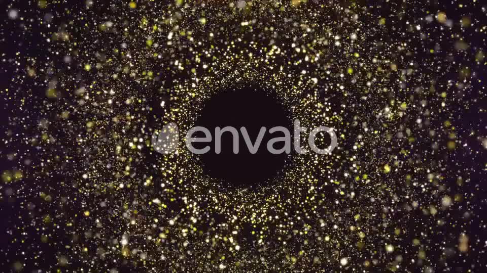Gold Particles Tunnel Videohive 22912580 Motion Graphics Image 1