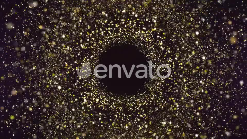 Gold Particles Tunnel Videohive 22912580 Motion Graphics Image 5