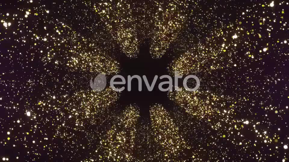 Gold Particles Tunnel Videohive 22912580 Motion Graphics Image 6