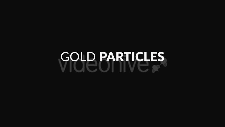 Gold Particles Videohive 10685792 Motion Graphics Image 1