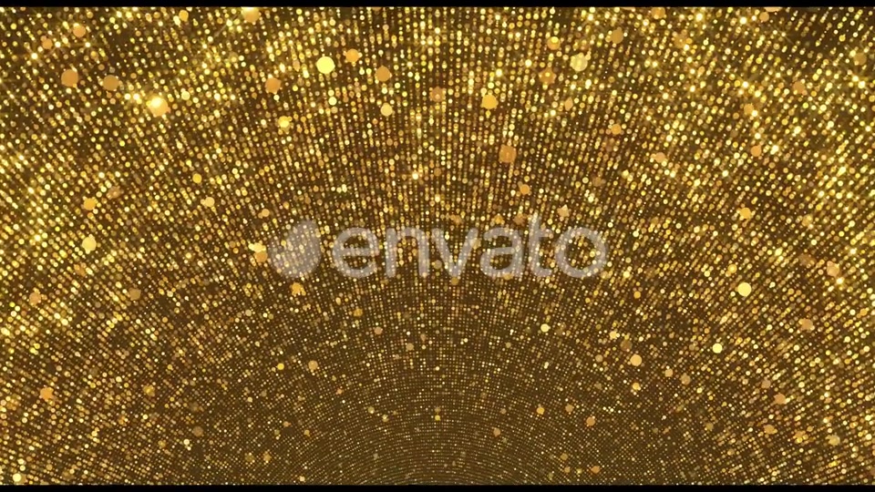 Gold Particles Widescreen Background Videohive 24595006 Motion Graphics Image 5