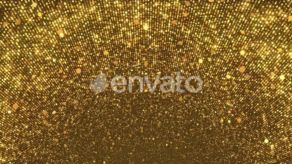 Gold Particles Widescreen Background Videohive 24595006 Motion Graphics Image 6