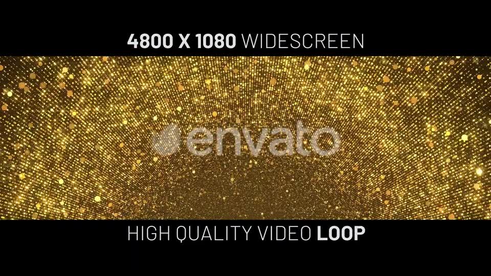Gold Particles Widescreen Background Videohive 24595006 Motion Graphics Image 8