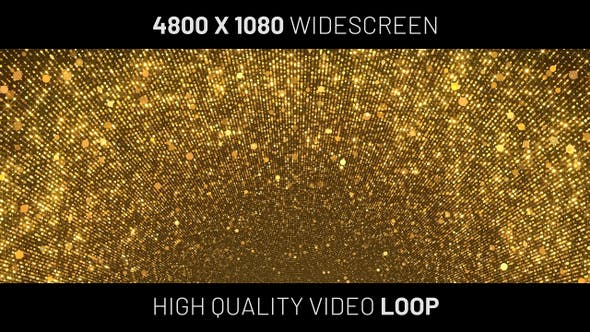 Gold Particles Widescreen Background - 24595006 Download Videohive