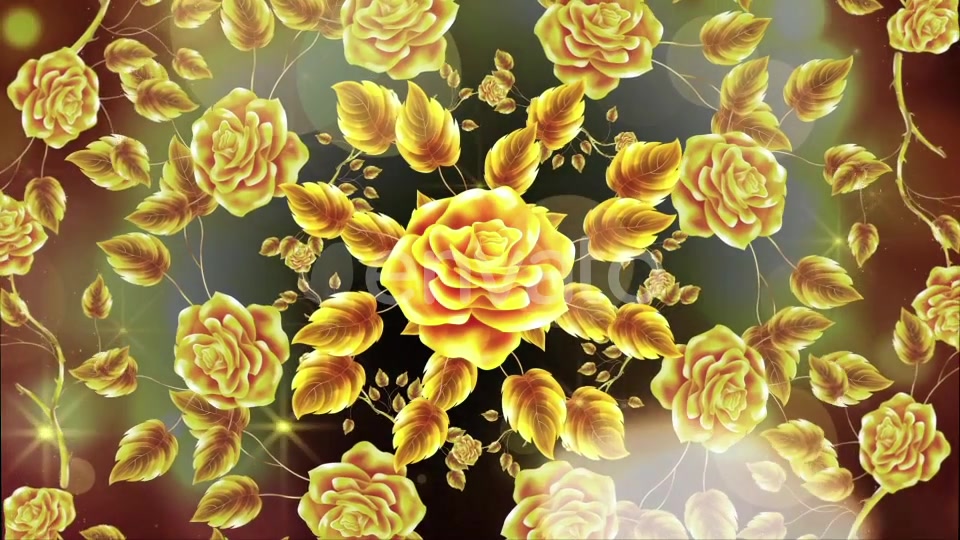Gold Rose Videohive 23811261 Motion Graphics Image 4