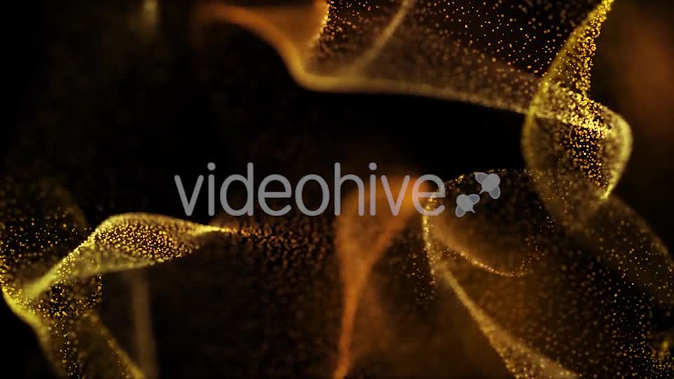 Gold Sliding Particles Background Loop Videohive 21529204 Motion Graphics Image 1