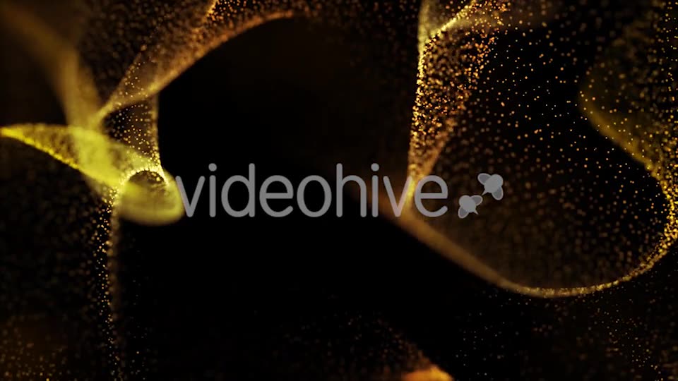 Gold Sliding Particles Background Loop Videohive 21529204 Motion Graphics Image 2