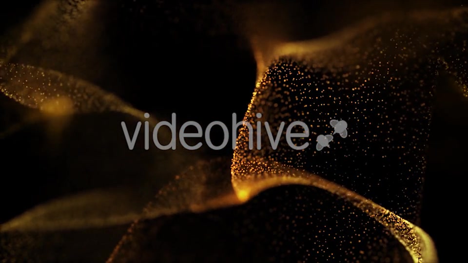 Gold Sliding Particles Background Loop Videohive 21529204 Motion Graphics Image 6