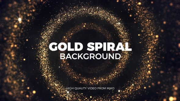 Gold Spiral Background - Download 22603703 Videohive