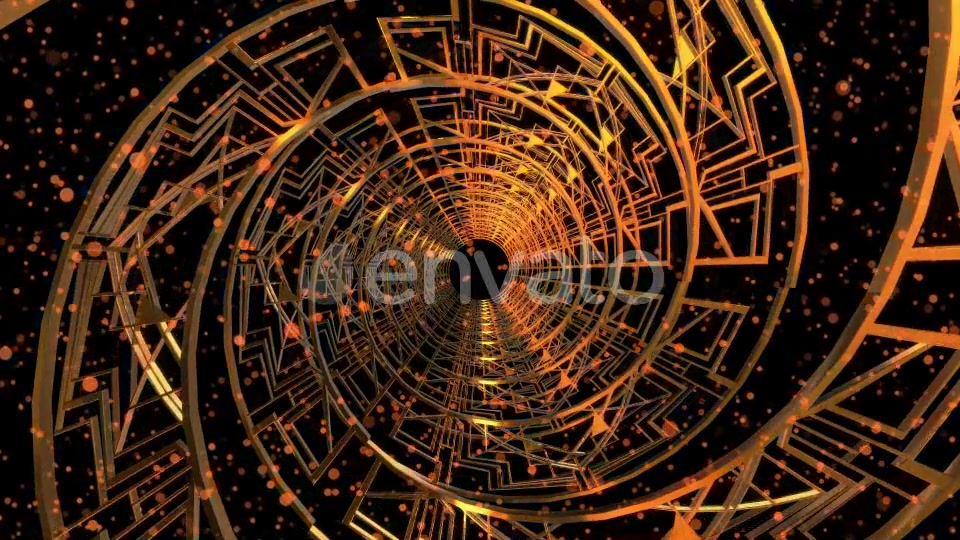 Gold Spiral Loop Background Videohive 21752116 Motion Graphics Image 4