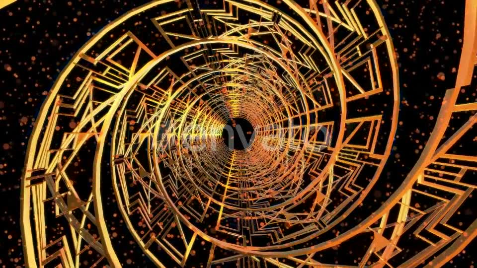 Gold Spiral Loop Background Videohive 21752116 Motion Graphics Image 7