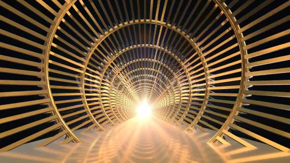 Gold Tunnel Videohive 21265687 Motion Graphics Image 1