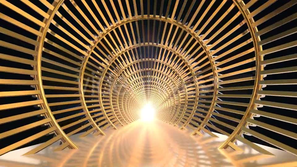 Gold Tunnel Videohive 21265687 Motion Graphics Image 2