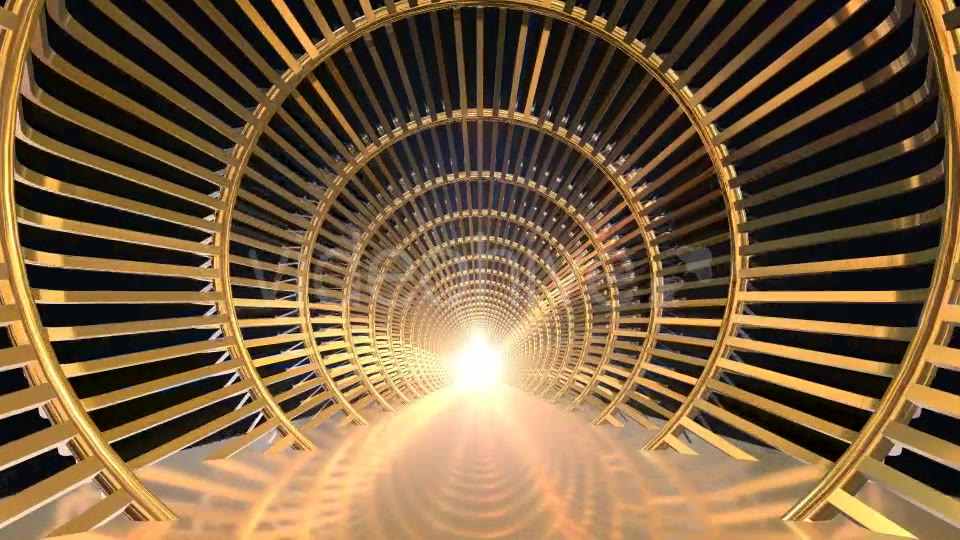 Gold Tunnel Videohive 21265687 Motion Graphics Image 5