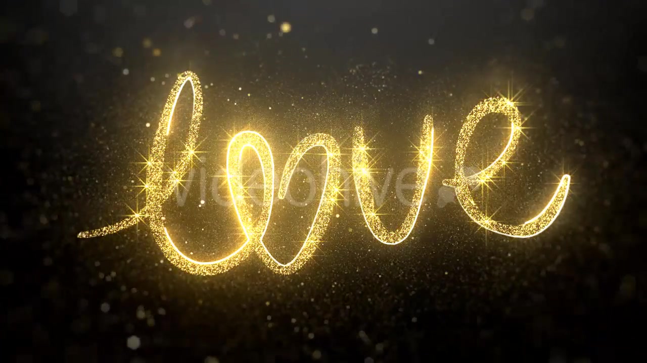 Gold Valentine Love Background Videohive 21303842 Motion Graphics Image 5