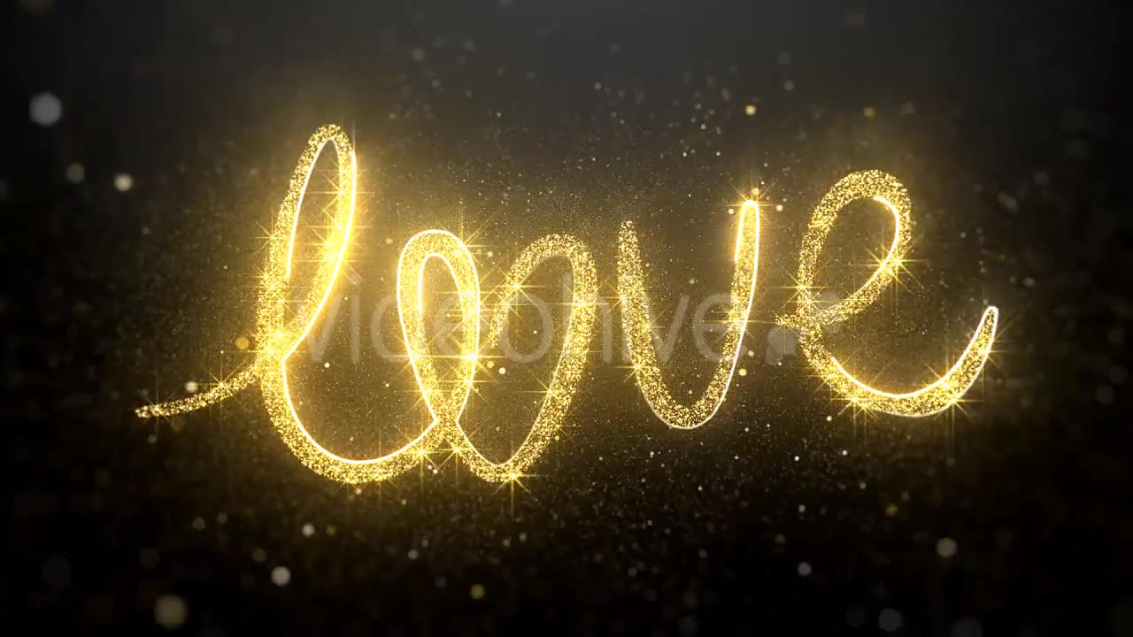 Gold Valentine Love Background Videohive 21303842 Motion Graphics Image 6