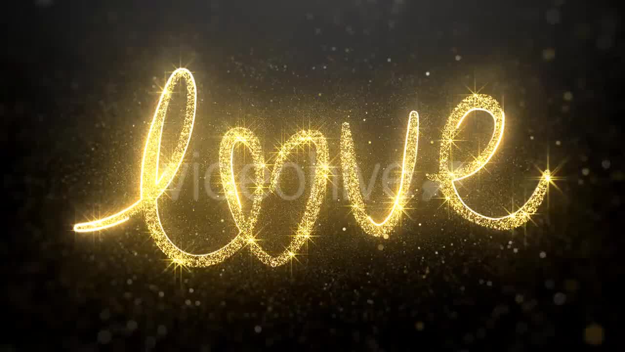 Gold Valentine Love Background Videohive 21303842 Motion Graphics Image 8