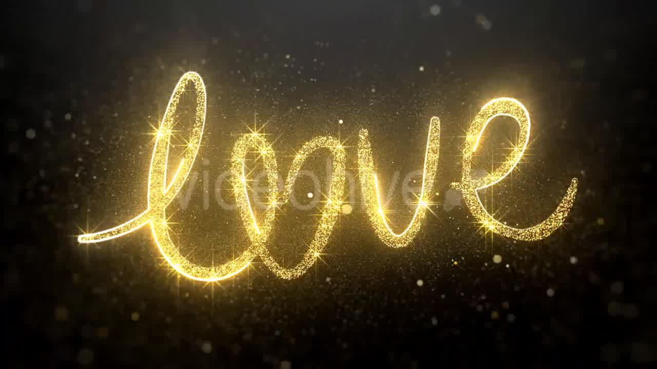 Gold Valentine Love Background Videohive 21303842 Motion Graphics Image 9