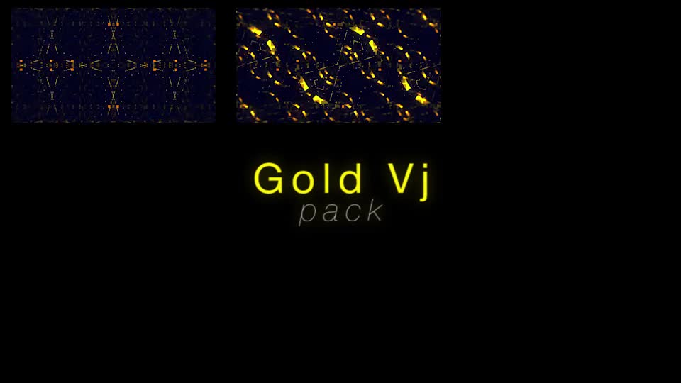Gold VJ Pack Videohive 21184081 Motion Graphics Image 1