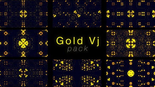 Gold VJ Pack - 21184081 Videohive Download