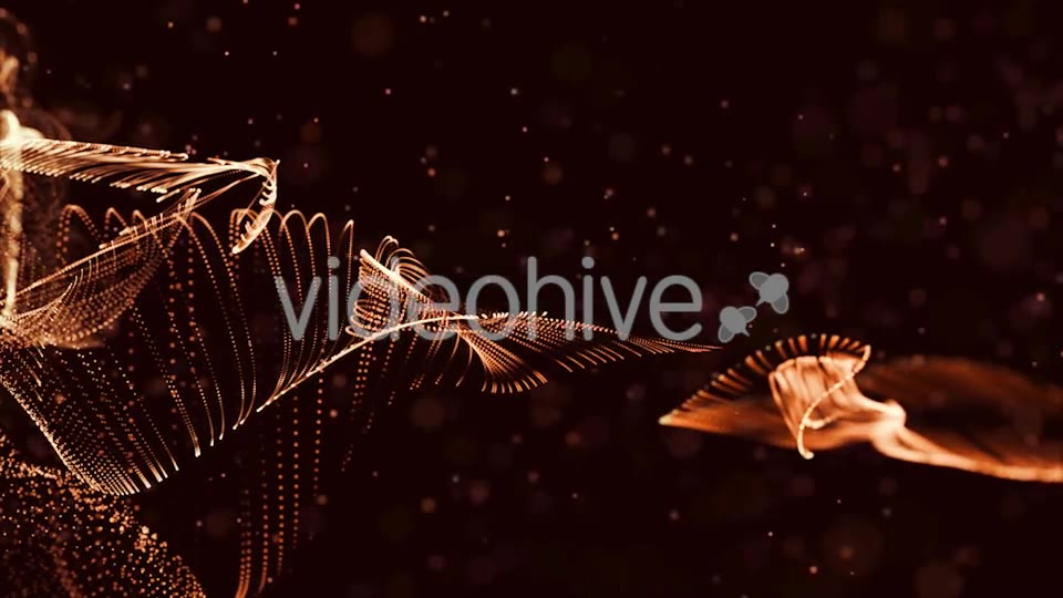 Gold Wave with Particles Videohive 21526550 Motion Graphics Image 3