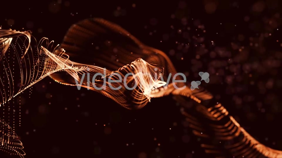 Gold Wave with Particles Videohive 21526550 Motion Graphics Image 4