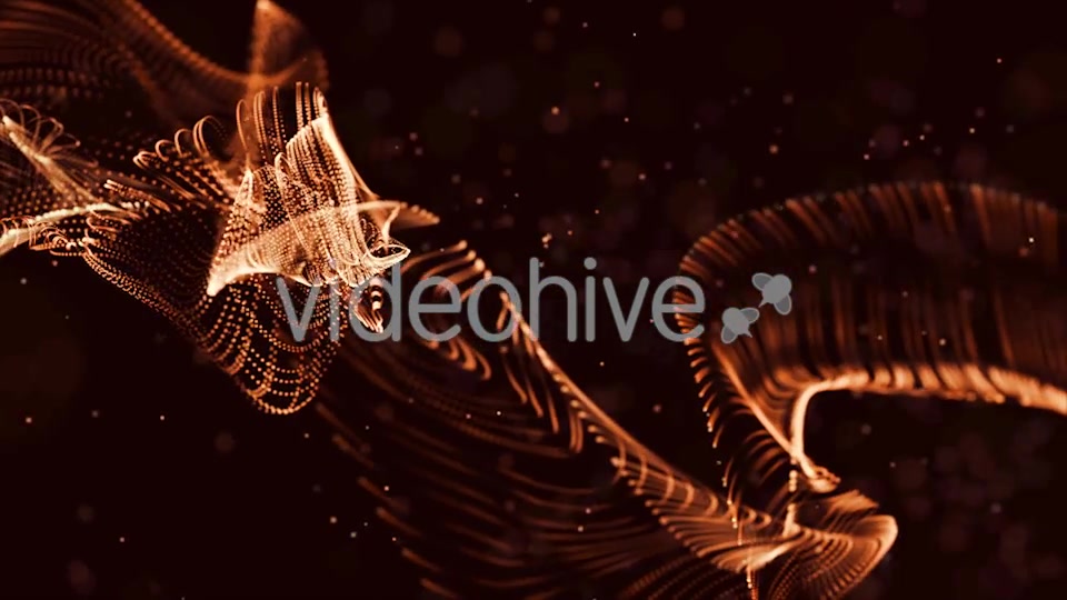 Gold Wave with Particles Videohive 21526550 Motion Graphics Image 5