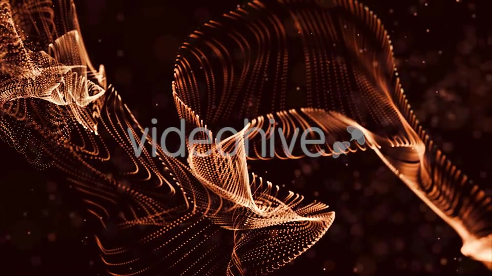 Gold Wave with Particles Videohive 21526550 Motion Graphics Image 6