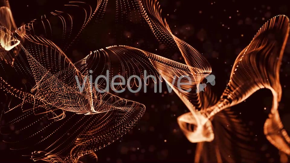 Gold Wave with Particles Videohive 21526550 Motion Graphics Image 7