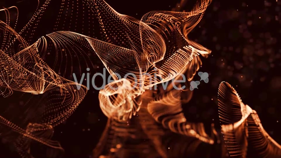 Gold Wave with Particles Videohive 21526550 Motion Graphics Image 8
