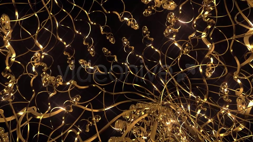 Gold Waves VJ Loop Pack (3in1) Videohive 20109757 Motion Graphics Image 5