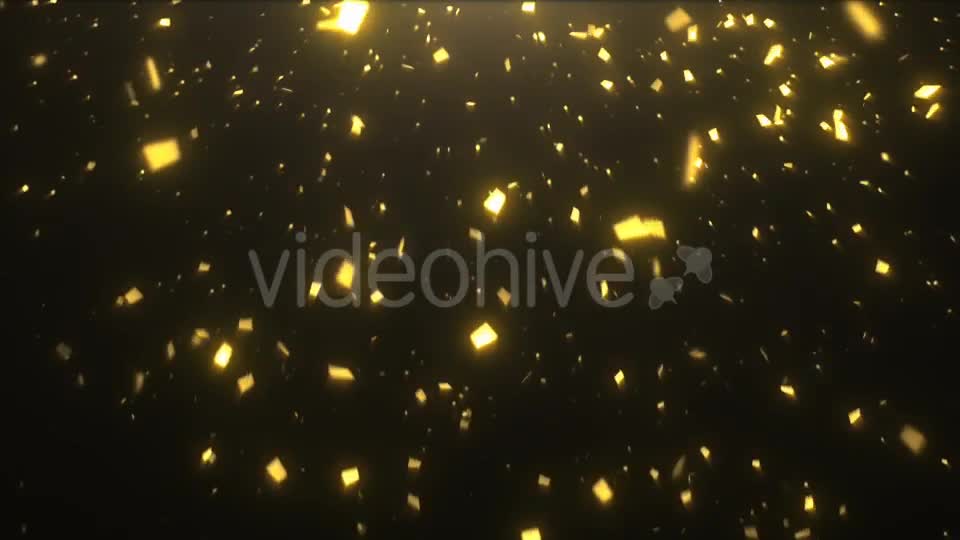 Gold White Confetti Videohive 20887871 Motion Graphics Image 1