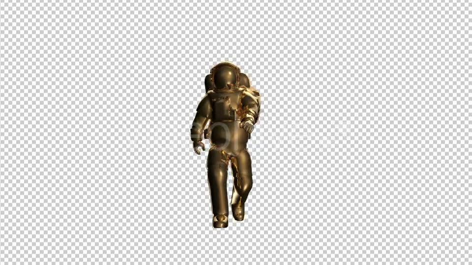 Golden Astronaut Videohive 20735075 Motion Graphics Image 2