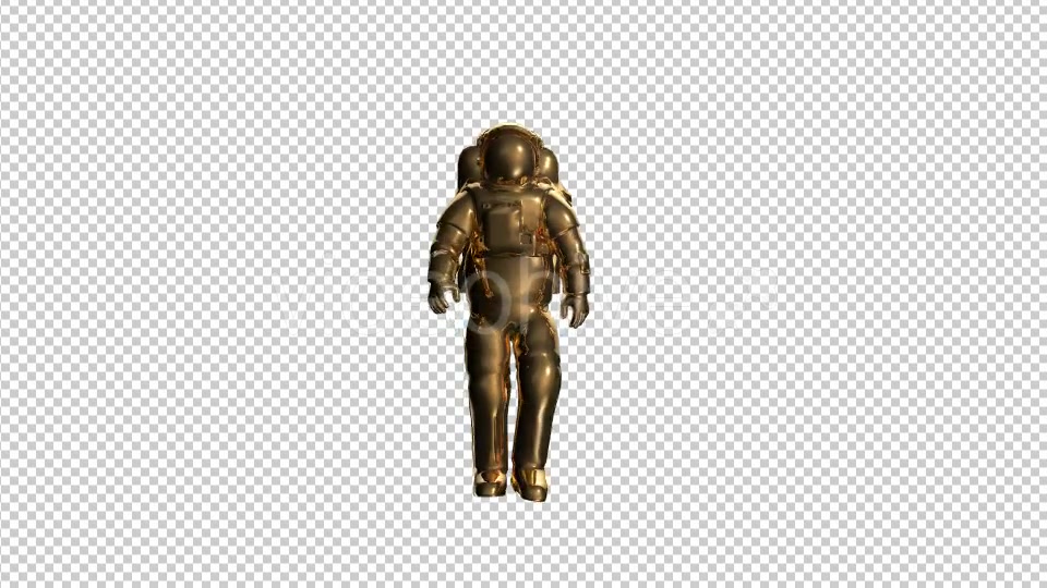 Golden Astronaut Videohive 20735075 Motion Graphics Image 4